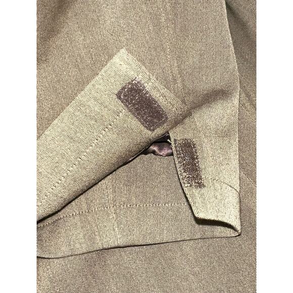 Movimento 4 Buttons 100% Wool Coat Made In Italy Size 50 Olive Green - Picture 4 of 9